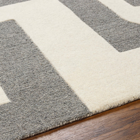 Livabliss Brook Bko - 2302 Beige, Charcoal Rug - Livabliss - bko2302 - 23