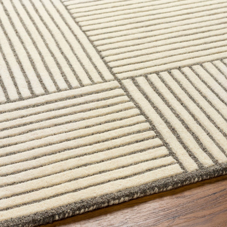 Livabliss Brook Bko - 2312 Charcoal, Beige Rug - Livabliss - bko2312 - 23