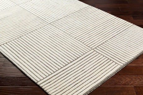 Livabliss Brook Bko - 2312 Charcoal, Beige Rug - Livabliss - bko2312 - 23