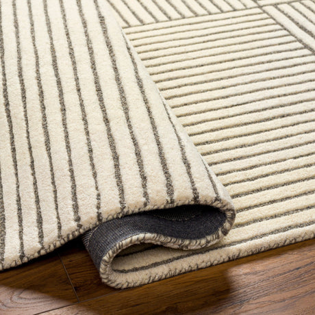 Livabliss Brook Bko - 2312 Charcoal, Beige Rug - Livabliss - bko2312 - 23