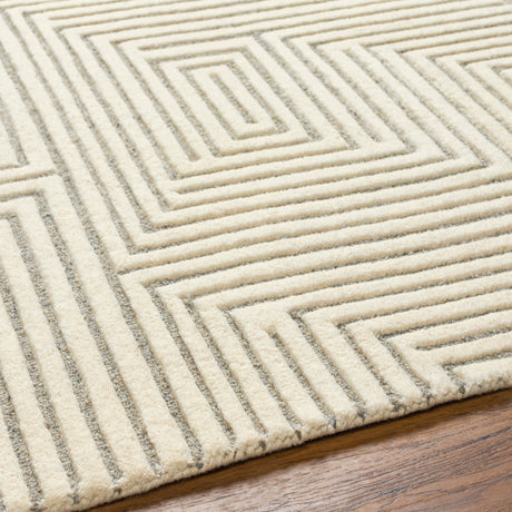 Livabliss Brook Bko - 2313 Beige, Medium Gray Rug - Livabliss - bko2313 - 23