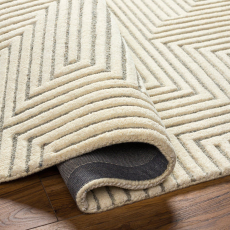 Livabliss Brook Bko - 2313 Beige, Medium Gray Rug - Livabliss - bko2313 - 23