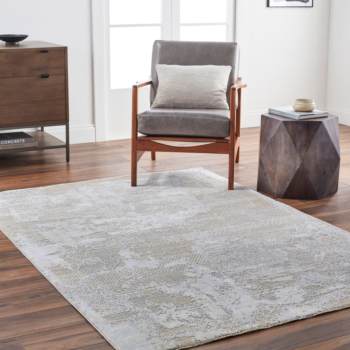 Livabliss Brunswick Bwk - 2329 Cream, Light Slate, Blue, Olive, Seafoam, Taupe Rug - Livabliss - bwk2329 - 23