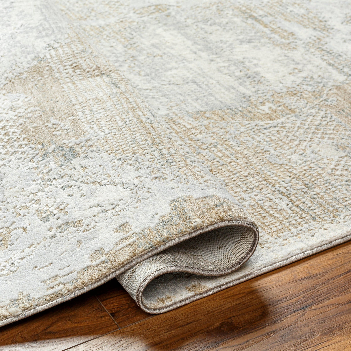 Livabliss Brunswick Bwk - 2329 Cream, Light Slate, Blue, Olive, Seafoam, Taupe Rug - Livabliss - bwk2329 - 2773