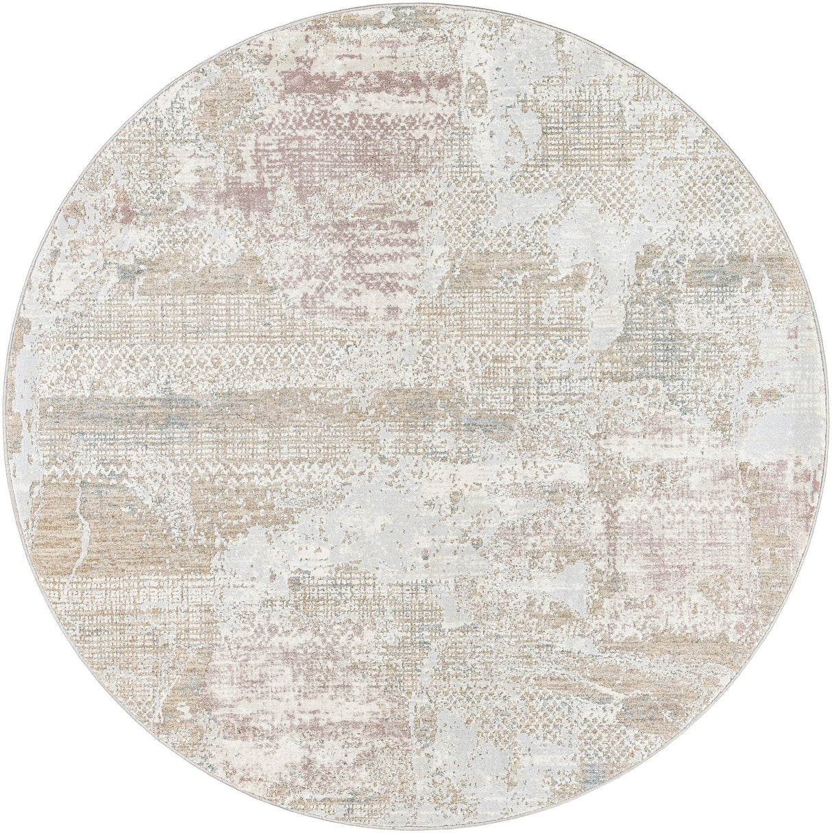 Livabliss Brunswick Bwk - 2331 Cream, Light Slate, Taupe, Tan, Dusty Pink, Blue Rug - Livabliss - bwk2331 - 53rd