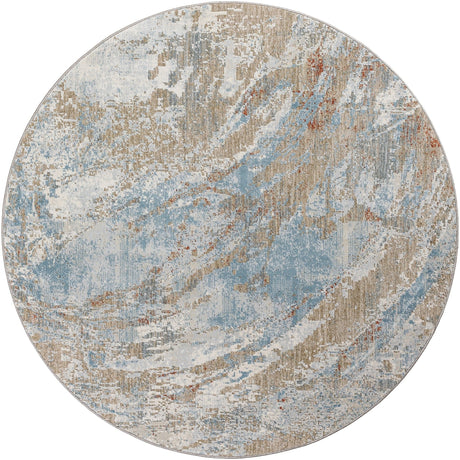 Livabliss Brunswick Bwk - 2337 Cream, Tan, Taupe, Light Slate, Blue, Seafoam Rug - Livabliss - bwk2337 - 23