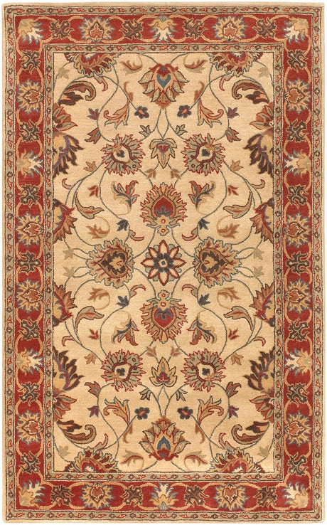 Livabliss Caesar cae - 1001 Beige / Rust Red / Sage / Chocolate Rugs - Livabliss - cae1001 - 23