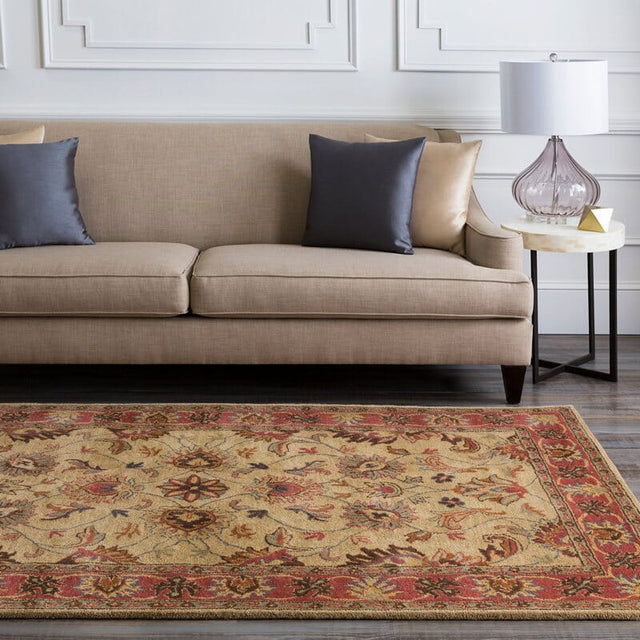 Livabliss Caesar cae - 1001 Beige / Rust Red / Sage / Chocolate Rugs - Livabliss - cae1001 - 23