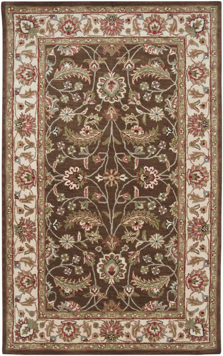 Livabliss Caesar cae - 1003 Chocolate / Forest / Beige Rugs - Livabliss - cae1003 - 23