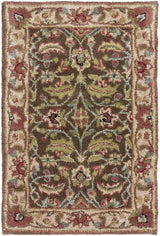 Livabliss Caesar cae - 1003 Chocolate / Forest / Beige Rugs - Livabliss - cae1003 - 24hm