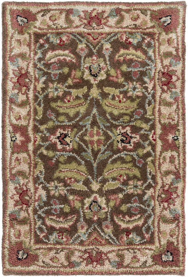 Livabliss Caesar cae - 1003 Chocolate / Forest / Beige Rugs - Livabliss - cae1003 - 24hm