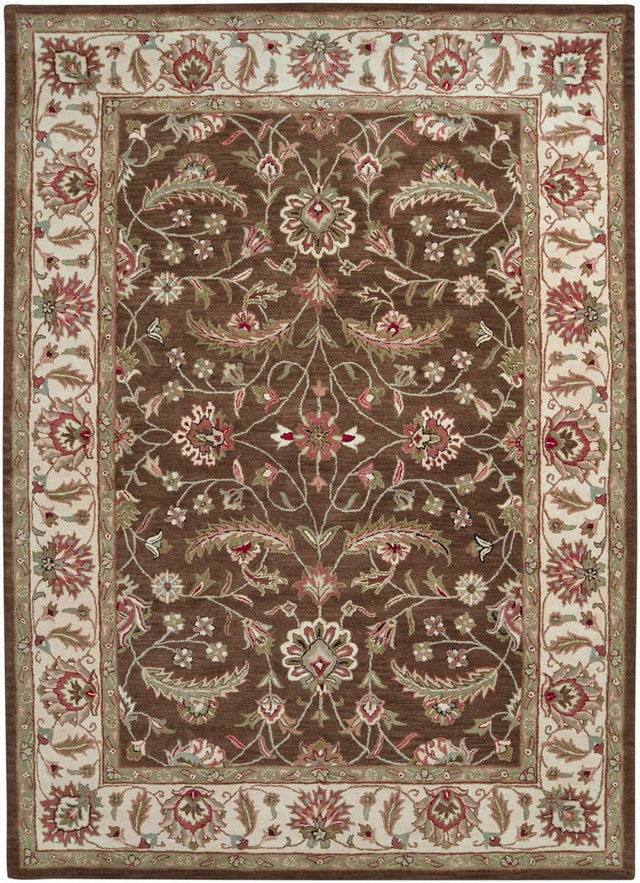 Livabliss Caesar cae - 1003 Chocolate / Forest / Beige Rugs - Livabliss - cae1003 - 4rd