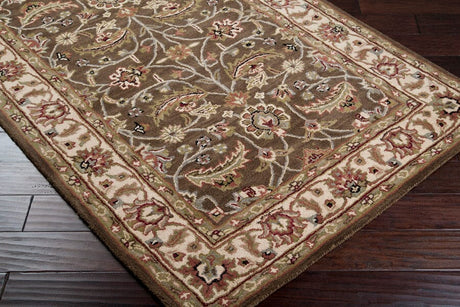 Livabliss Caesar cae - 1003 Chocolate / Forest / Beige Rugs - Livabliss - cae1003 - 4rd