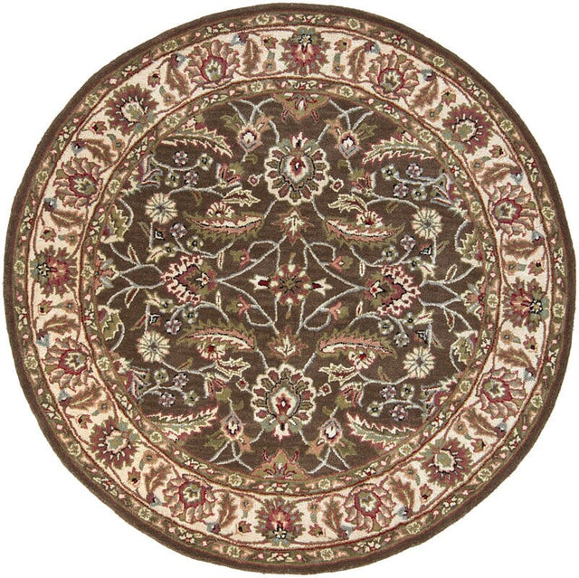 Livabliss Caesar cae - 1003 Chocolate / Forest / Beige Rugs - Livabliss - cae1003 - 4rd