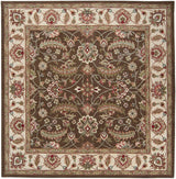 Livabliss Caesar cae - 1003 Chocolate / Forest / Beige Rugs - Livabliss - cae1003 - 4sq