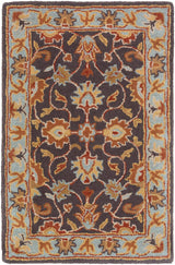 Livabliss Caesar cae - 1004 Charcoal / Spa / Rust / Red Rugs - Livabliss - cae1004 - 24hm