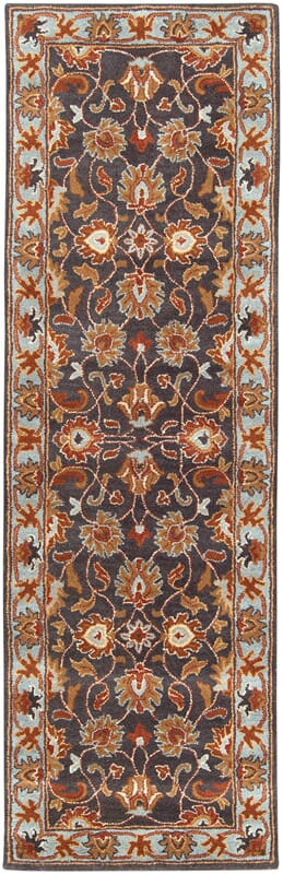 Livabliss Caesar cae - 1004 Charcoal / Spa / Rust / Red Rugs - Livabliss - cae1004 - 268