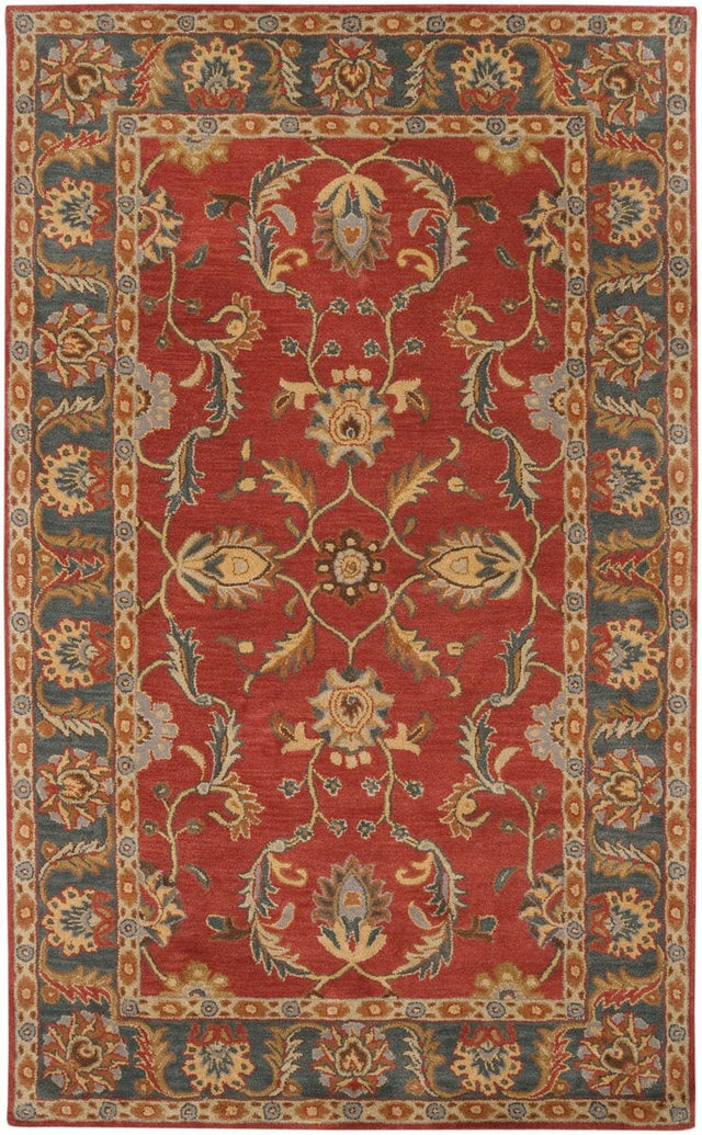 Livabliss Caesar cae - 1007 Rust Red / Kerry Blue / Taupe Rugs - Livabliss - cae1007 - 23