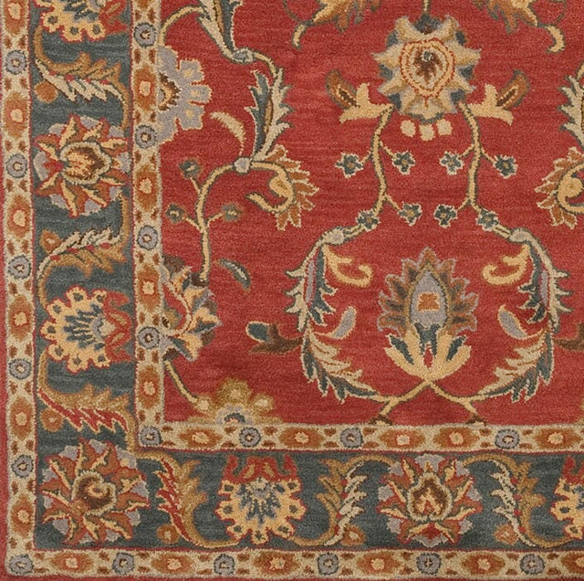 Livabliss Caesar cae - 1007 Rust Red / Kerry Blue / Taupe Rugs - Livabliss - cae1007 - 23