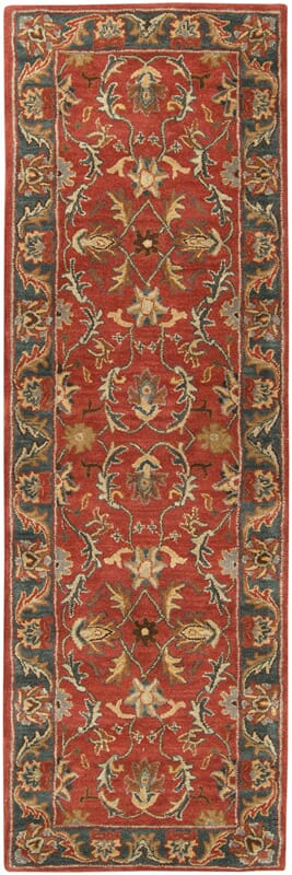 Livabliss Caesar cae - 1007 Rust Red / Kerry Blue / Taupe Rugs - Livabliss - cae1007 - 268