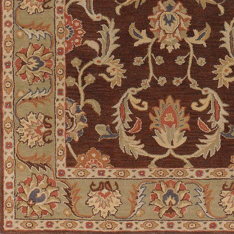 Livabliss Caesar cae - 1009 Chocolate / Rust / Sage / Beige Rugs - Livabliss - cae1009 - 23