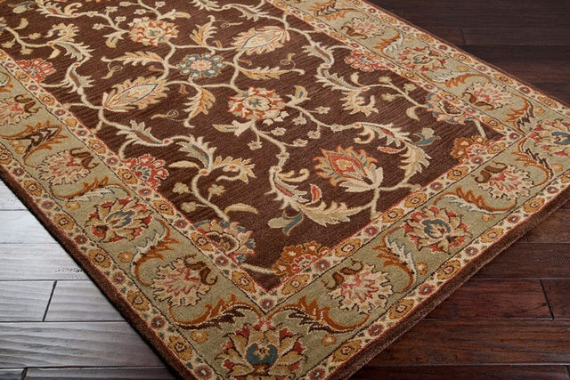 Livabliss Caesar cae - 1009 Chocolate / Rust / Sage / Beige Rugs - Livabliss - cae1009 - 4rd