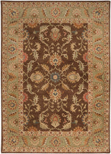 Livabliss Caesar cae - 1009 Chocolate / Rust / Sage / Beige Rugs - Livabliss - cae1009 - 4rd