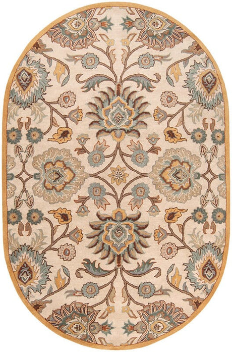 Livabliss Caesar cae - 1012 Beige / Gold / Light Blue Rugs - Livabliss - cae1012 - 24hm