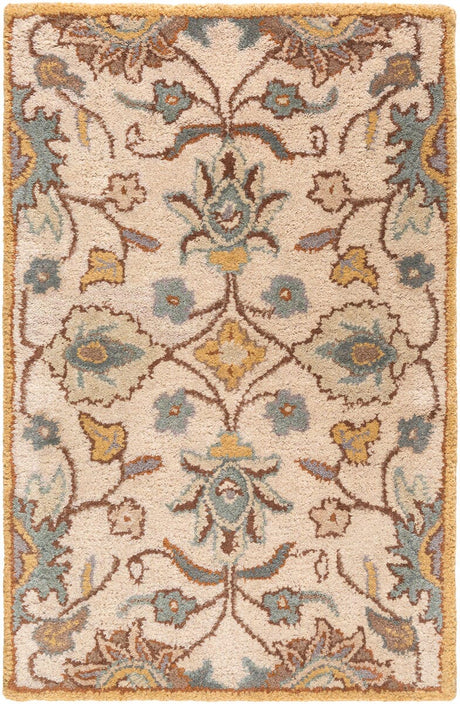 Livabliss Caesar cae - 1012 Beige / Gold / Light Blue Rugs - Livabliss - cae1012 - 24hm