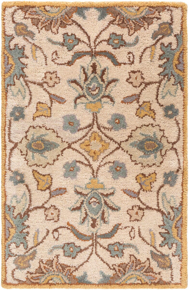 Livabliss Caesar cae - 1012 Beige / Gold / Light Blue Rugs - Livabliss - cae1012 - 24hm