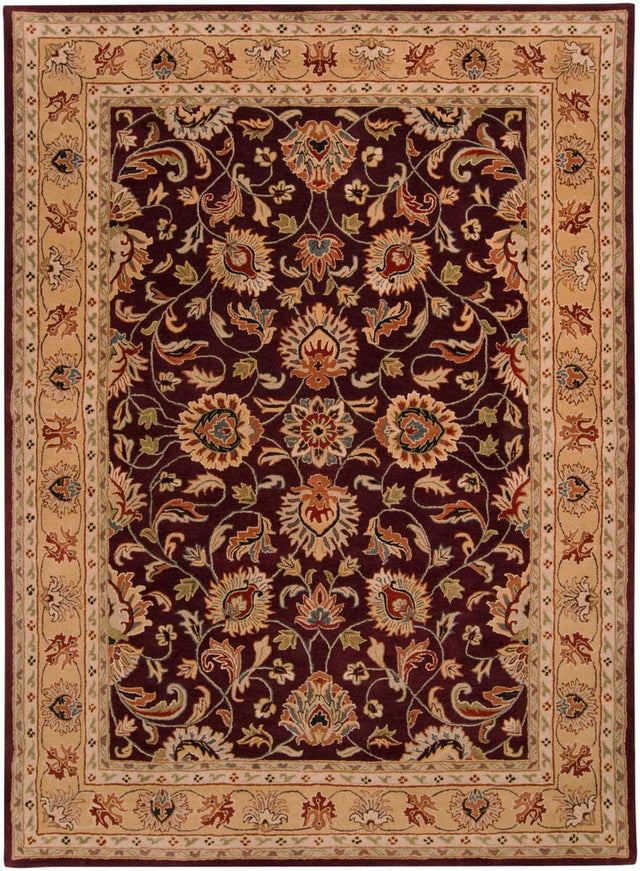 Livabliss Caesar cae - 1024 Plum / Gold / Red / Sage Rugs - Livabliss - cae1024 - 4rd