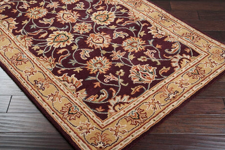 Livabliss Caesar cae - 1024 Plum / Gold / Red / Sage Rugs - Livabliss - cae1024 - 4rd