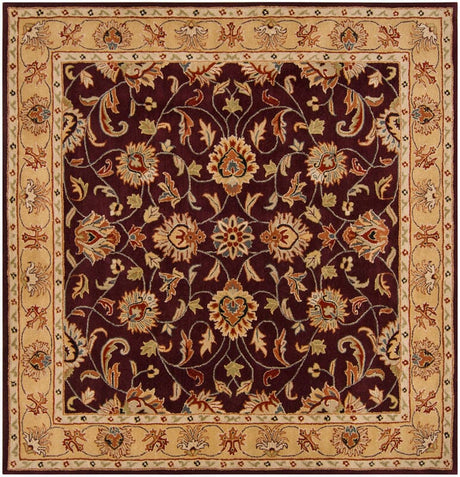 Livabliss Caesar cae - 1024 Plum / Gold / Red / Sage Rugs - Livabliss - cae1024 - 4sq