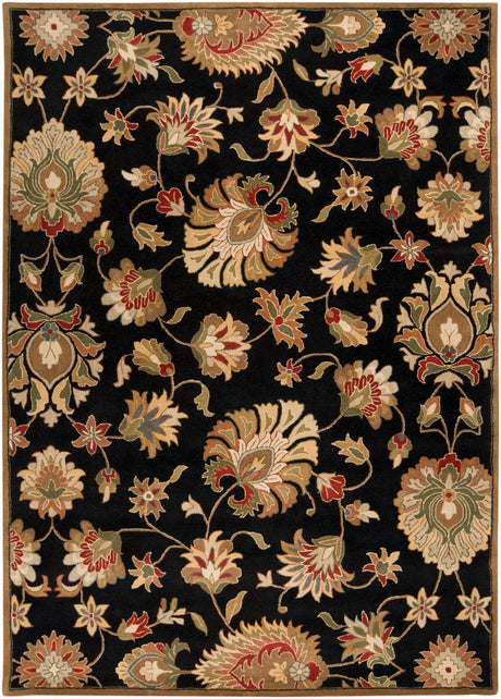 Livabliss Caesar cae - 1027 Black / Brown / Gold / Red Rugs - Livabliss - cae1027 - 4rd