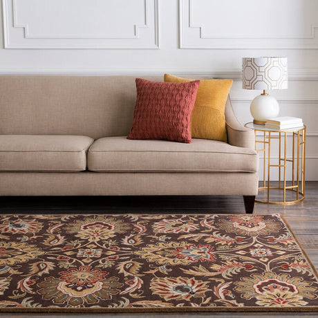 Livabliss Caesar cae - 1028 Chocolate / Golden Brown / Gold Rugs - Livabliss - cae1028 - 23