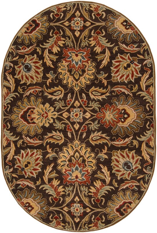 Livabliss Caesar cae - 1028 Chocolate / Golden Brown / Gold Rugs - Livabliss - cae1028 - 24hm