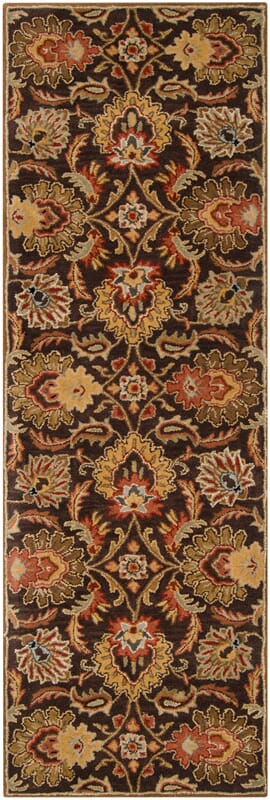 Livabliss Caesar cae - 1028 Chocolate / Golden Brown / Gold Rugs - Livabliss - cae1028 - 268