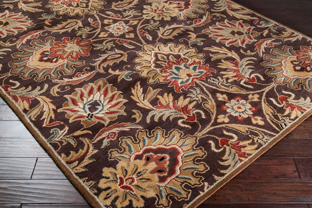 Livabliss Caesar cae - 1028 Chocolate / Golden Brown / Gold Rugs - Livabliss - cae1028 - 4rd