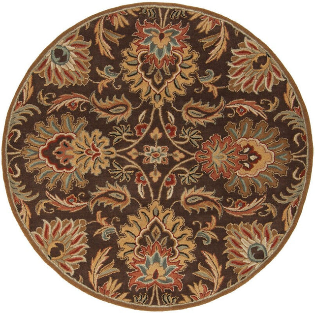 Livabliss Caesar cae - 1028 Chocolate / Golden Brown / Gold Rugs - Livabliss - cae1028 - 4rd