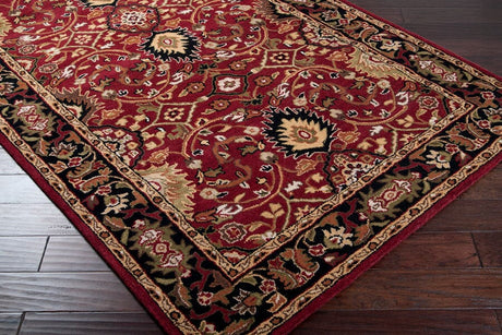 Livabliss Caesar cae - 1031 Red / Black / Olive / Gold Rugs - Livabliss - cae1031 - 4rd