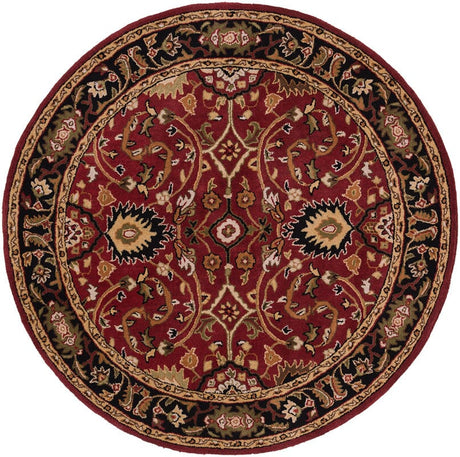 Livabliss Caesar cae - 1031 Red / Black / Olive / Gold Rugs - Livabliss - cae1031 - 4rd