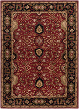 Livabliss Caesar cae - 1031 Red / Black / Olive / Gold Rugs - Livabliss - cae1031 - 4rd