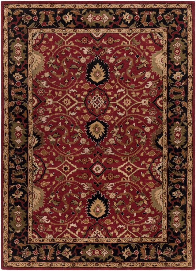 Livabliss Caesar cae - 1031 Red / Black / Olive / Gold Rugs - Livabliss - cae1031 - 4rd