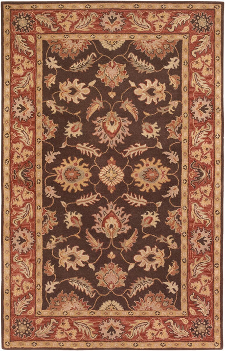 Livabliss Caesar cae - 1036 Chocolate / Rust / Gold / Beige Rugs - Livabliss - cae1036 - 23