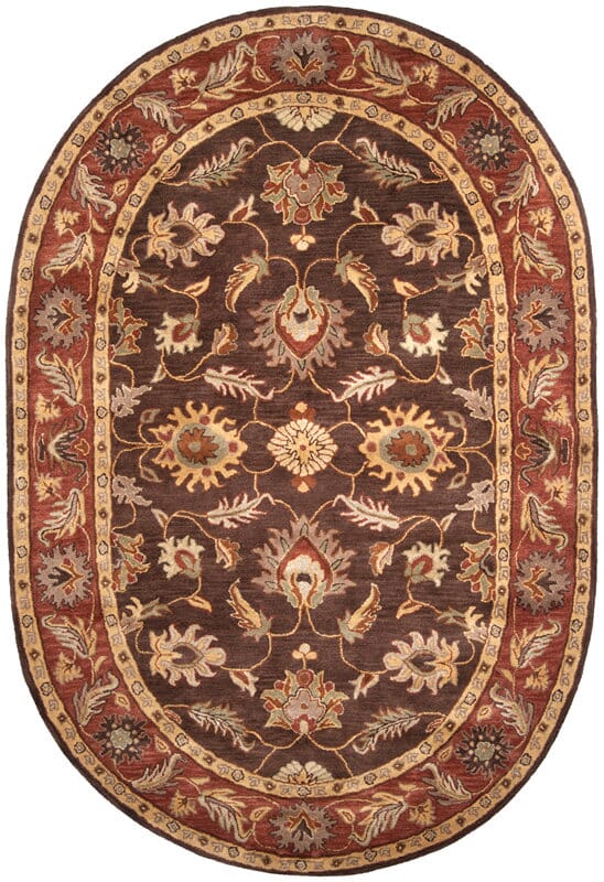 Livabliss Caesar cae - 1036 Chocolate / Rust / Gold / Beige Rugs - Livabliss - cae1036 - 24hm