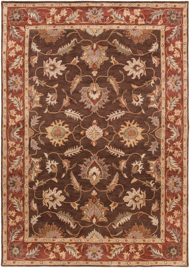 Livabliss Caesar cae - 1036 Chocolate / Rust / Gold / Beige Rugs - Livabliss - cae1036 - 4rd