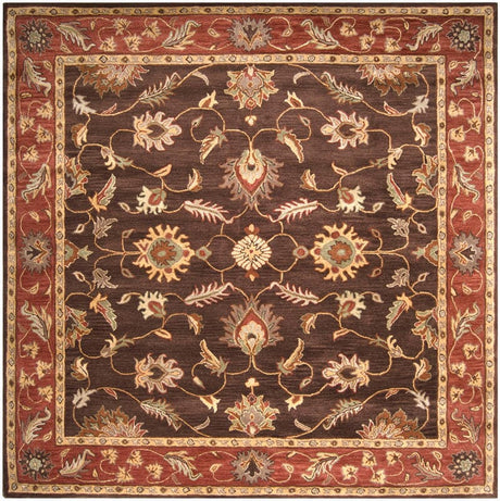 Livabliss Caesar cae - 1036 Chocolate / Rust / Gold / Beige Rugs - Livabliss - cae1036 - 4sq