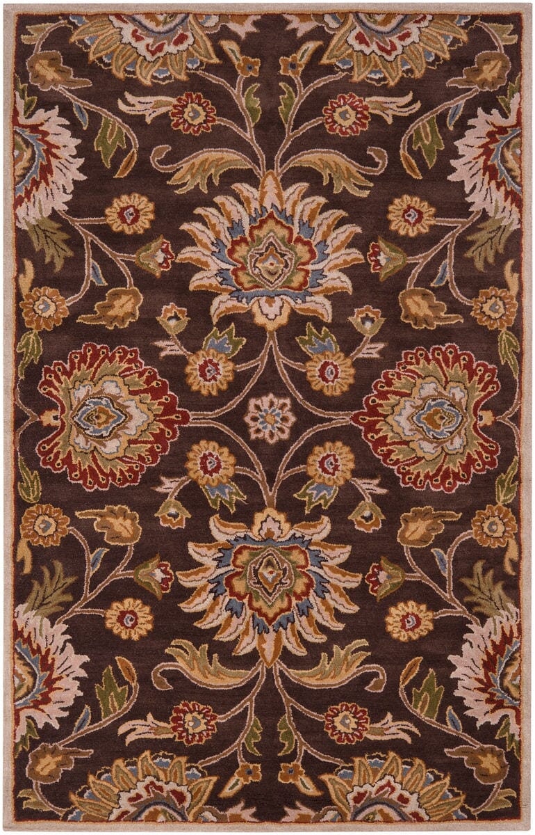 Livabliss Caesar cae - 1051 Chocolate / Brown / Gold Rugs - Livabliss - cae1051 - 23