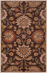 Livabliss Caesar cae - 1051 Chocolate / Brown / Gold Rugs - Livabliss - cae1051 - 23