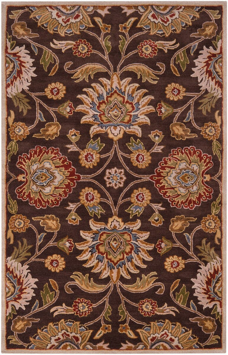 Livabliss Caesar cae - 1051 Chocolate / Brown / Gold Rugs - Livabliss - cae1051 - 23